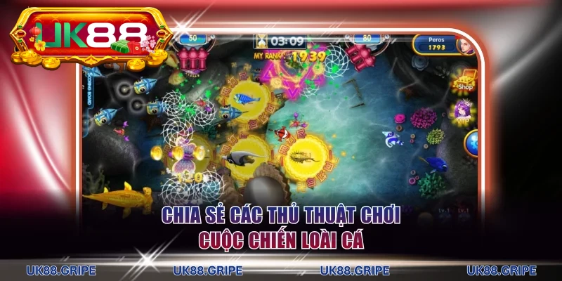 Chia sẻ các thủ thuật chơi Cuộc Chiến Loài Cá