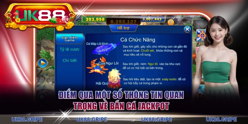 Điểm qua một số thông tin quan trọng về bắn cá Jackpot