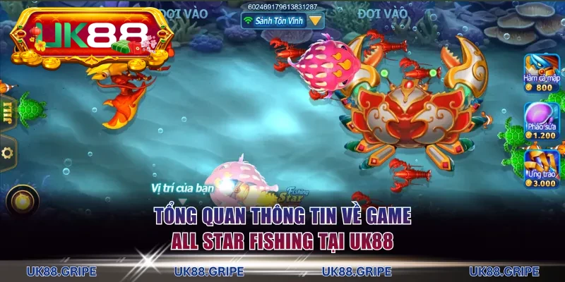 Tổng quan thông tin về tựa game All Star Fishing tại UK88